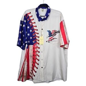 Hardaddy Patriotic American Flag Men's Shirt